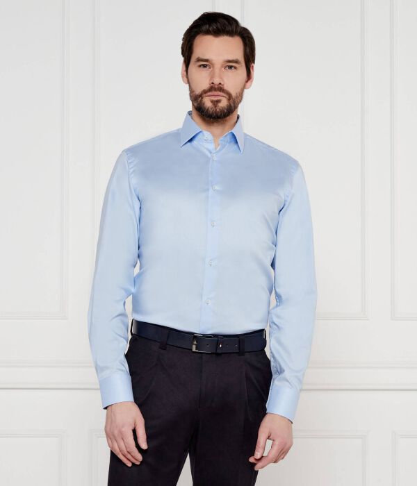 Рубашка h-joe-kent-c3-214 Regular fit Boss, синий